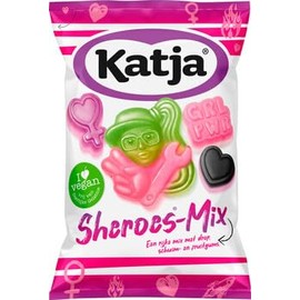 Katja Sheroes Mix I Soft Sweet Fruit flavored Gummy Candy I 250g 8.8 ounce