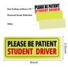 JUSTTOP 3pcs Student Driver Sticker for Car, Please Be Patient