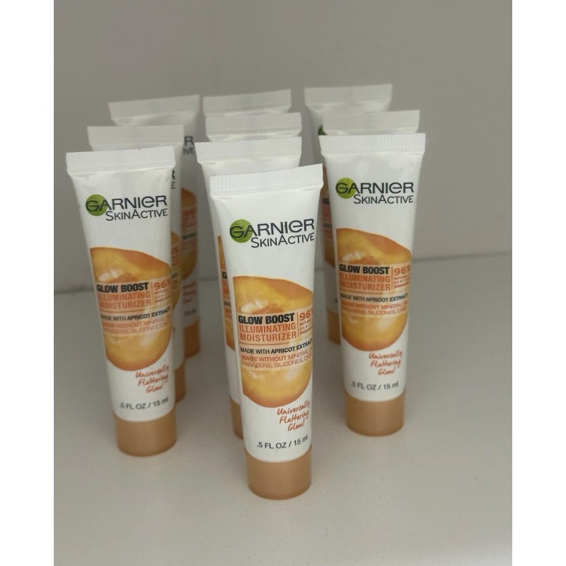 Garnier SkinActive Glow Boost Illuminating Moisturizer Apricot Extract .5 X10