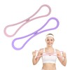 Figure 8 Resistance Bands,2 Packs Silicone Stretch Bands for Women
