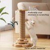Durable Wooden Cat Tree Scratching Posts, Teaser Wands, And Scratching