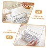 LABRIMP Cable Storage Organizer Box Transparent Dustproof and Moisture Multi