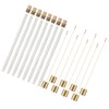 8Pack Wine Bottle Torch Kit Long Life Torch Wicks Brass