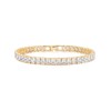 GOOGAS Princess cut Cubic Zirconia cz Simulated Diamond Gold Bezel