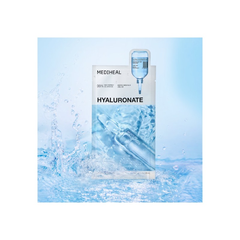 Mediheal Hyaluronic Acid Essential Mask High-Density Moisture 20 Sheets /