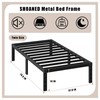 SHOANED Twin Metal Bed Frame - 14 Inch Tall Heavy