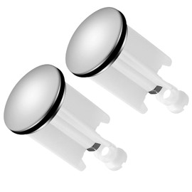 Aoyfuwell Sink Plug, Pack of 2 Drain Plugs, Sink, Universal Bathtub Plug, Height Adjustable, Drain Plug with Seal for Kitchen, Bathroom, Standard Sink