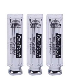 댕기머리 원터치 헤어커버스틱 자연흑갈색 3개 새치커버 Bangs Hair Cover Stick Natural Black Brown 3pcs Hair Loss Concealer