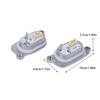 2PCS Left&Right Xenon Headlight Daytime Running Light DRL Module for