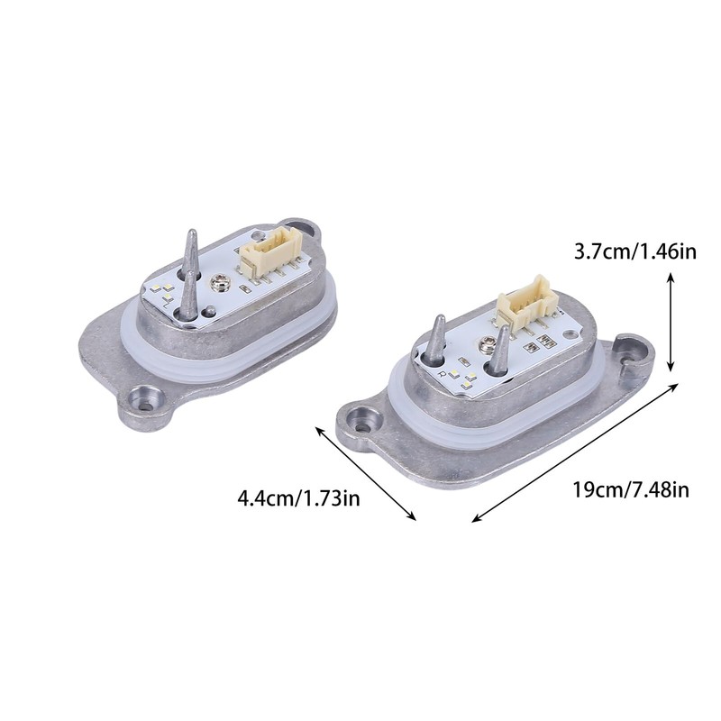 2PCS Left&Right Xenon Headlight Daytime Running Light DRL Module for