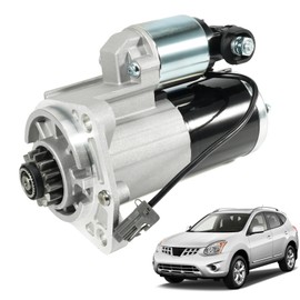 Rendrox 23300-ET80A New Starter Motor Fit for Nissan Rogue 2008-2013 Rogue Select 2014-2015 Sentra (SE-R) 2007-2012 L4 2.5L, 12V 1.7KW 13 Teeth Clockwise, Replace 23300-ET80B 19061N 16085 M0TA0271