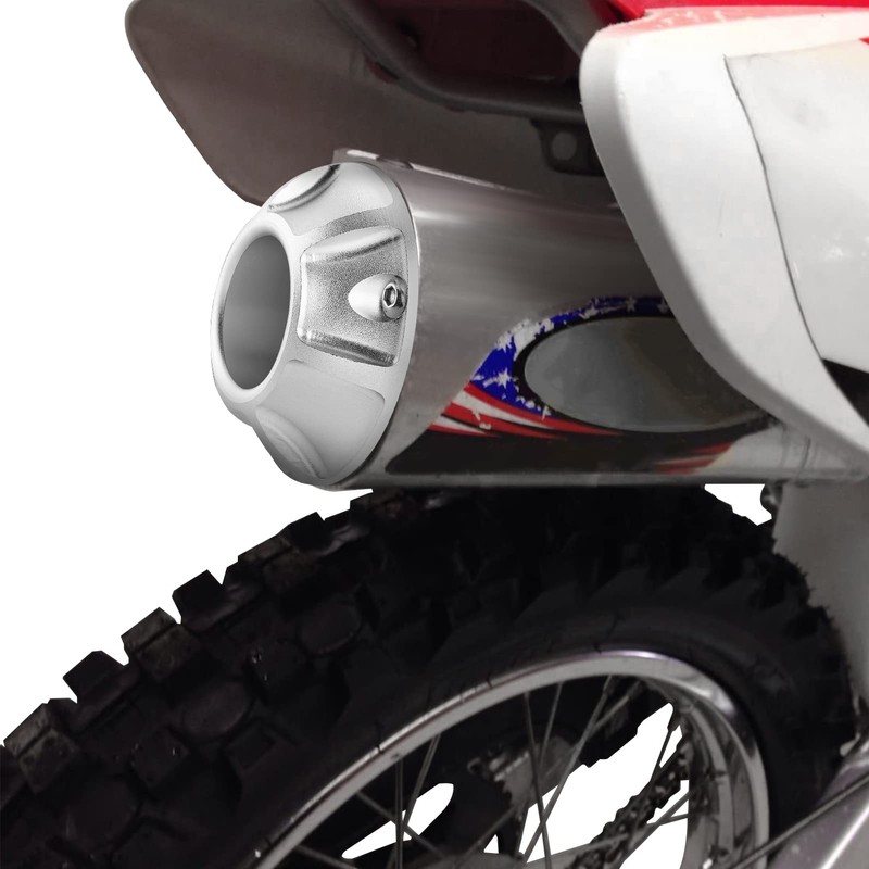 Wsays Compatible with Honda Exhaust Tip Billet Power with Screen