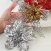 Factory Direct Craft Pack of 24 Assorted Glittered Holiday Bows