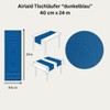 DeinPack Airlaid Table Runner, Dark Blue, 40 cm x 24