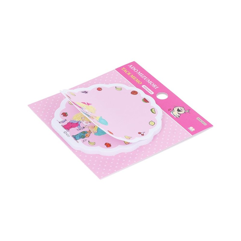 Sunstar Stationery Ado Mizomori Goods, Sticky Notes, Die Cut, Fruit