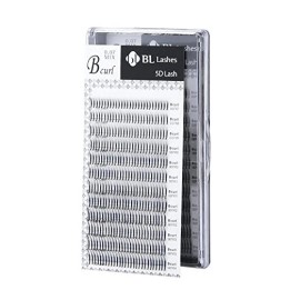 Alluring Blink BL Volume 5D Lashes D Curl .07mm Eyelash Extensions ( 5 in 1 ) - .07x15mm