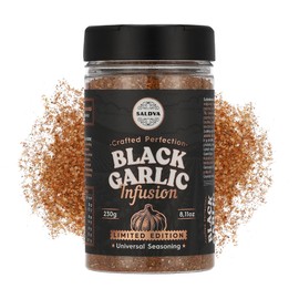 Premium Black Garlic BBQ Rub – Limited Edition Universal Seasoning – Infused with Rich, Umami Flavour – Bold & Smoky Spice Blend – Large Jar (230g)