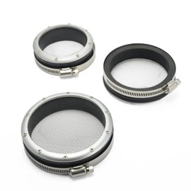 Tucool Racing 3" 3.5" 4" Turbo Inlet Grill Protector Guard Turbocharge Screen Mesh Air Filter Turbo Intake Filter Cover (76mm (3 inch))