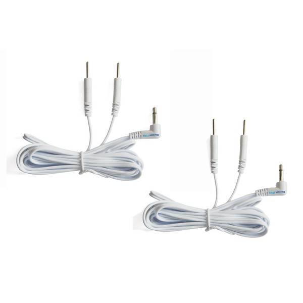 Tens Lead Wires - 3.5mm plug to Two 2mm Pin Connectors (2) - Discount Tens