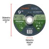 Truper ABT-419, Disco abrasivo para corte de piedra, alto rendimiento,
