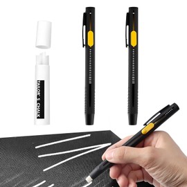 OLLBIT Heat Erasable Fabric Marking Pens,2 Pens & 20 Refills,Heat Erasable Fabric Marker for Sewing,Washable Sewing Chalk DIY Markers for Embroidery Quilting Tailor