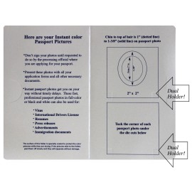 Innovision Passport Folders (250 Case) Designed Not To Stick To Pictures