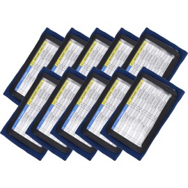 Sports Unlimited Youth Triple Wrist Coach (10 Pack) for Football, Baseball, All Sports - Color Navy