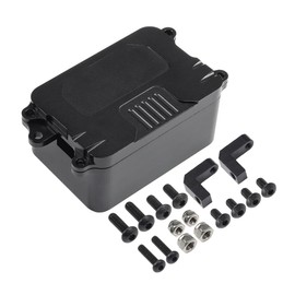 COOWOO Aluminum Alloy Model Receiver Box ESC Receiver Box for TRX4 TRX6 Axial SCX10 RC Crawler Upgrades Parts