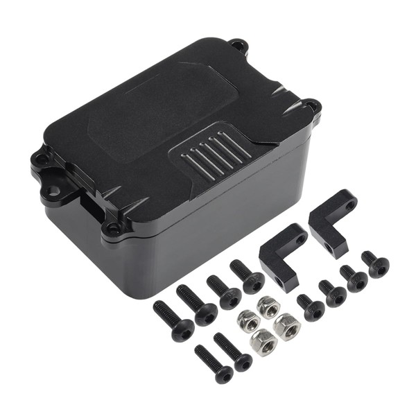 COOWOO Aluminum Alloy Model Receiver Box ESC Receiver Box for