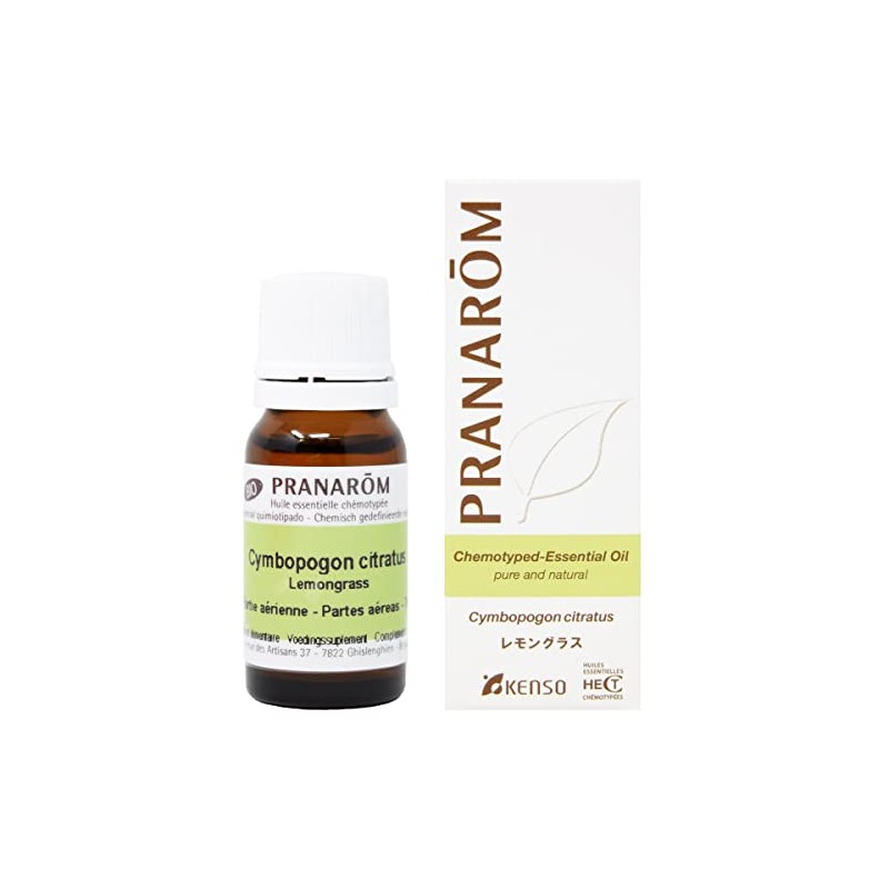 Pranalom Lemongrass 0.3 fl oz (10 ml) PRANAROM Chemo Type