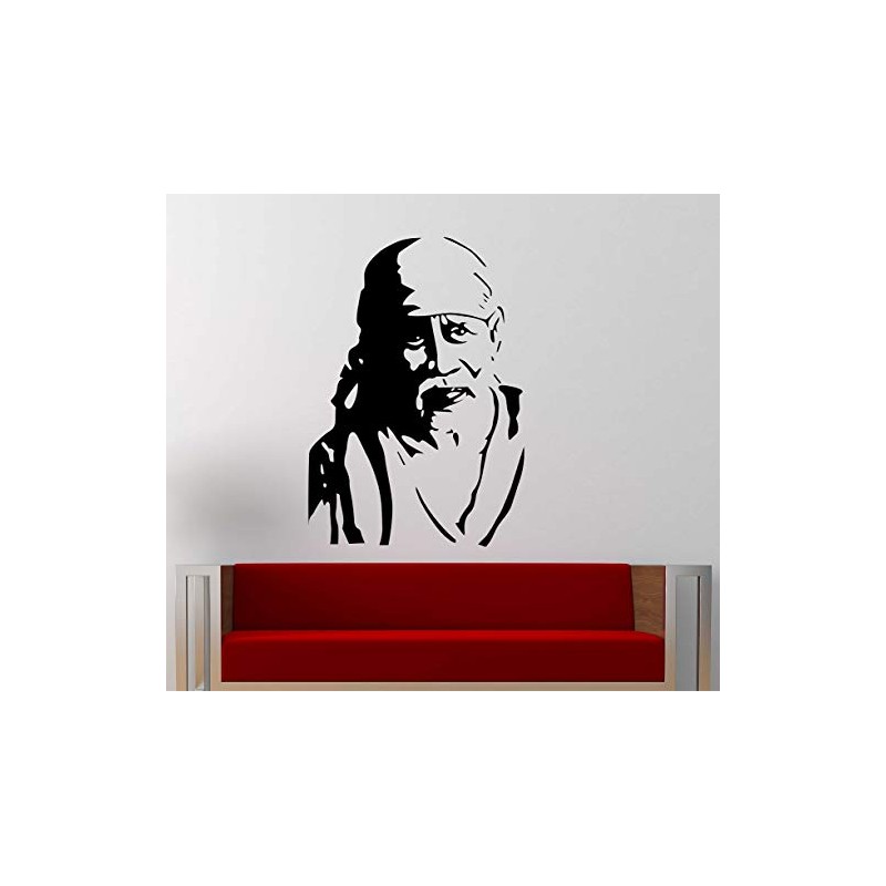 Wallstick sai Baba wallstickers (Vinyl 65 cm x 45 cm)