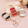 Framendino, 3 Pack Mini Suitcase Keychain Metal Key Chains for
