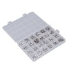240 Pcs Micro USB Connector Set Stainless Steel Single Row