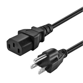 PowerHOOD UL Listed 10Ft 3Prong Replacement Power Cord Compatible with FLASHFORGE Adventurer 4 Pro / 5M / 5M Pro 3D Printer NEMA 5-15P to C13, 10A 125V, 18AWG, Extra Long Power Supply Cable Charger