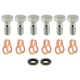 MOTOALL Fuel Return Line Banjo Bolt Washer for Dodge Cummins 1989-199812V 4bt 6bt 6ct