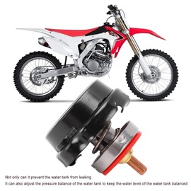 1.8 Bar Radiator Cap with Temperature Display, 1638630001 High Pressure Real-time Monitoring, Replacement for CR250R MULE Arctic Bombardier Motorcycle