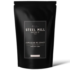 Steel Mill Coffee Co. Jamaican Me Crazy Flavored Coffee | 12 ounces/Whole Bean/Regular | Grown in Colombia