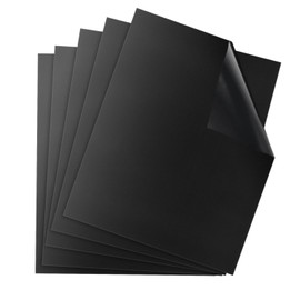 MEZOKUCEL 5 Pack Oven Liners for Bottom of Oven-40x33cm, BBQ Grill Mats for Outdoor Grill, Teflon Oven Liners for Bottom of Oven for Gas, Charcoal, Electric Grill Kitchen Cooking Accessory Reusable