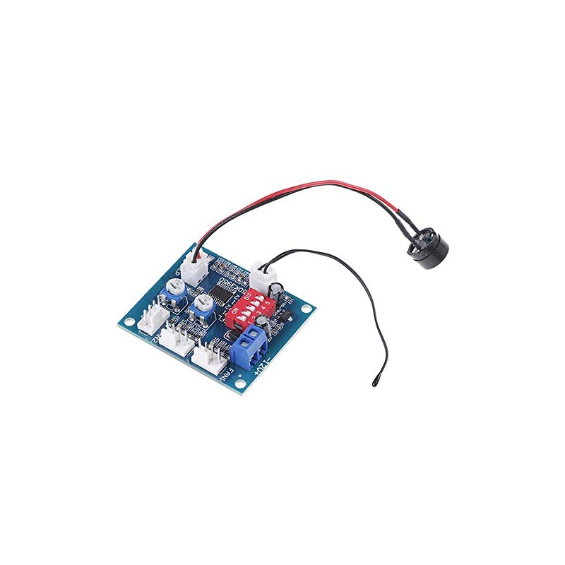 DC 12V PWM PC CPU Fan Temperature Control Speed Controller