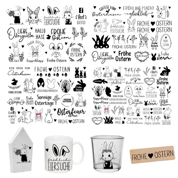 FloraVigo Rub On Sticker Approx. A5 19 x 14 cm