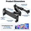 Car Headrest Tablet Holder Mount – Adjustable Back Seat Phone