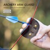 Prespollw Leather Archery Finger Tab – Double Layer Right-Hand Grip