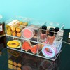 JessLab Drawer Organiser, 3 Compartments Acrylic Makeup Organiser, Cosmetic Storage,