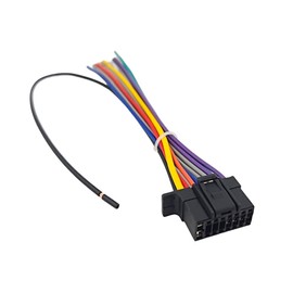 Wire Harness Replacement for Sony Car Radio MEXN4300BT MEXN5200BT DSXM55BT MEXN4300BT DSXM55BT MEXN5200BT CDXGT57UPW DSXM80 DXSM5511BT MEXN4380BT MEXN5000BT MEXN5100BT MEXN5300BT WX920BT