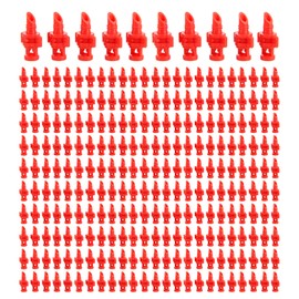 Hicello 250PCS 360 Degree Misting Nozzle Irrigation, Sprinklers Sprayer for Garden Irrigation System, Micro Sprayer Refraction Automizing Drippers