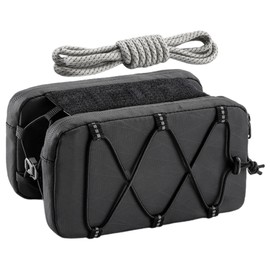 Cycle Tube Bag,Multifunction Top Tube Storage Pocket - Large Cycling Accessories Pouch with Quick Release Buckle for Phone Key Glasses Tools Charger