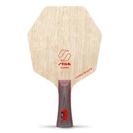Stiga Clipper Cybershape - Offensive 7-layer table tennis blade - Top speed with precision - Concave handle