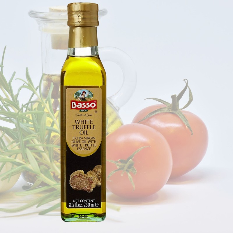 6 Pack, White Truffle Oil, Large Size 8.5oz (250 ml),