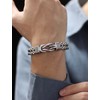 STARCHENIE Infinity Knot Bracelet 316L Stainless Steel Double Layer Braided