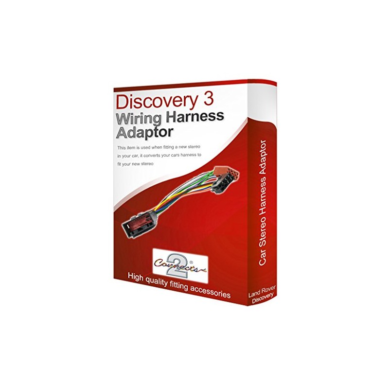 Discovery 3 CD radio stereo wiring harness adapter lead ISO